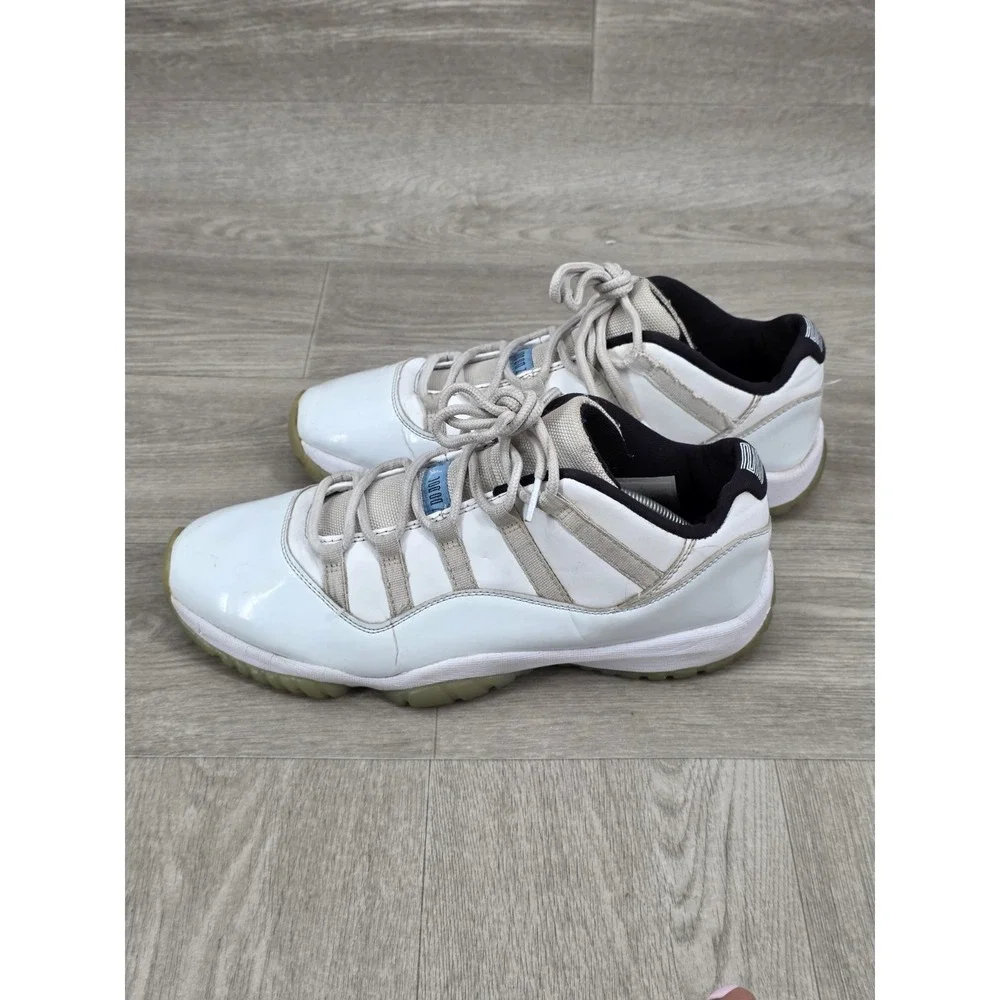 Nike Air Jordan 11 Low White Legend Blue Men's Size 12 Retro Sneakers AV2187-117